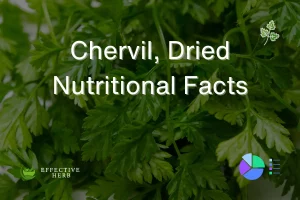 Chervil, Dried Nutrition Facts
