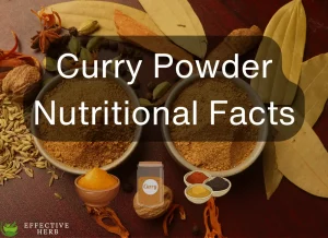 Curry Powder Nutritional Facts