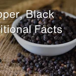 Pepper Black Nutritional Facts