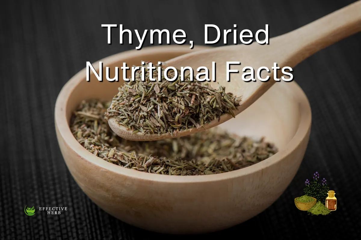 Thyme Dried Nutritional Facts