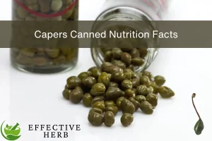 Capers Canned Nutrition Facts
