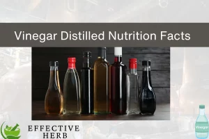 Vinegar Distilled Nutrition Facts